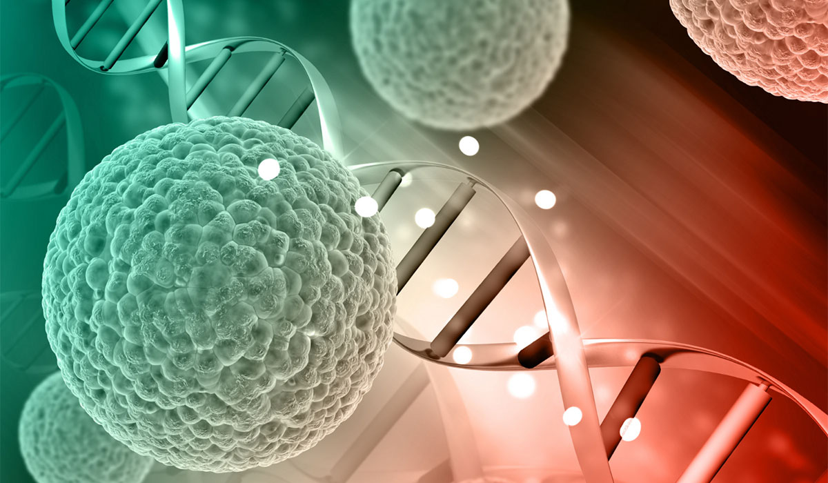 3d medical virus cells dna